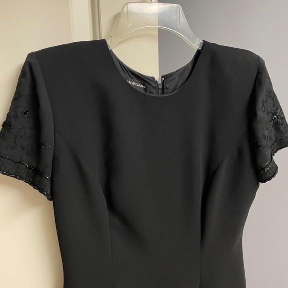 Black Dress, Donna Morgan, Woman, 6 Petite - Picture 2 of 11